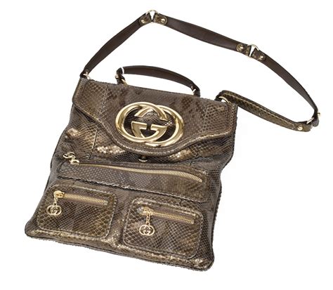 gucci snakeskin purse|green gucci bag with snake.